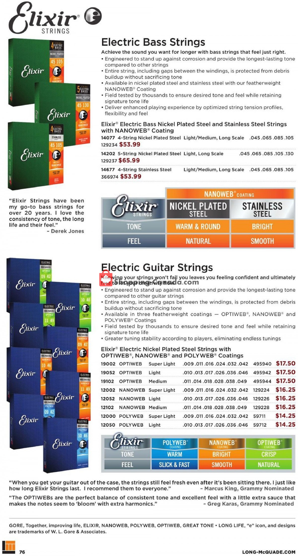 Long & McQuade flyer from Friday October 8, 2021 to Sunday July 31, 2022 - page 76