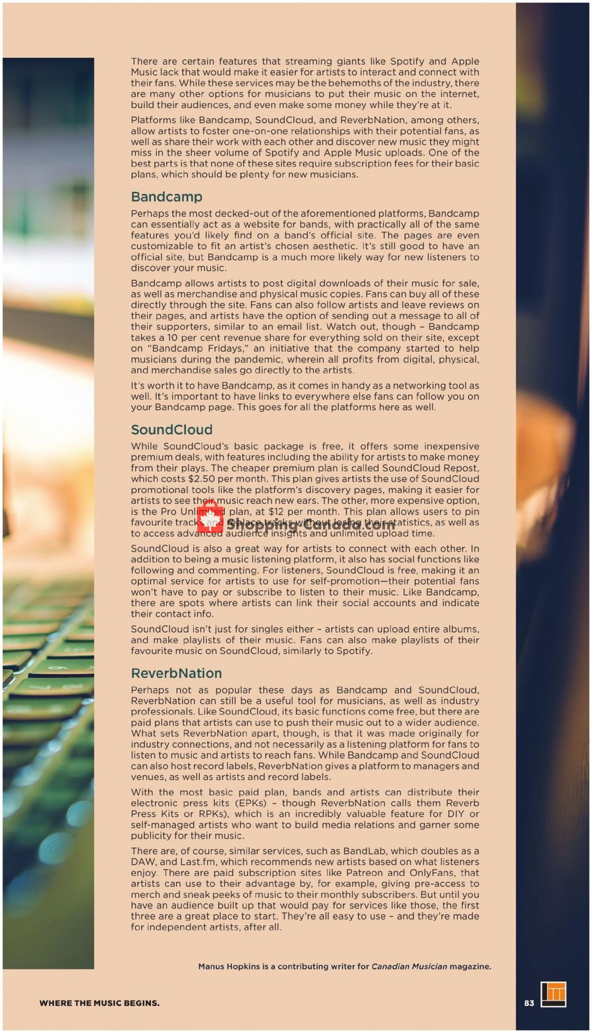 Long & McQuade flyer from Friday October 8, 2021 to Sunday July 31, 2022 - page 83