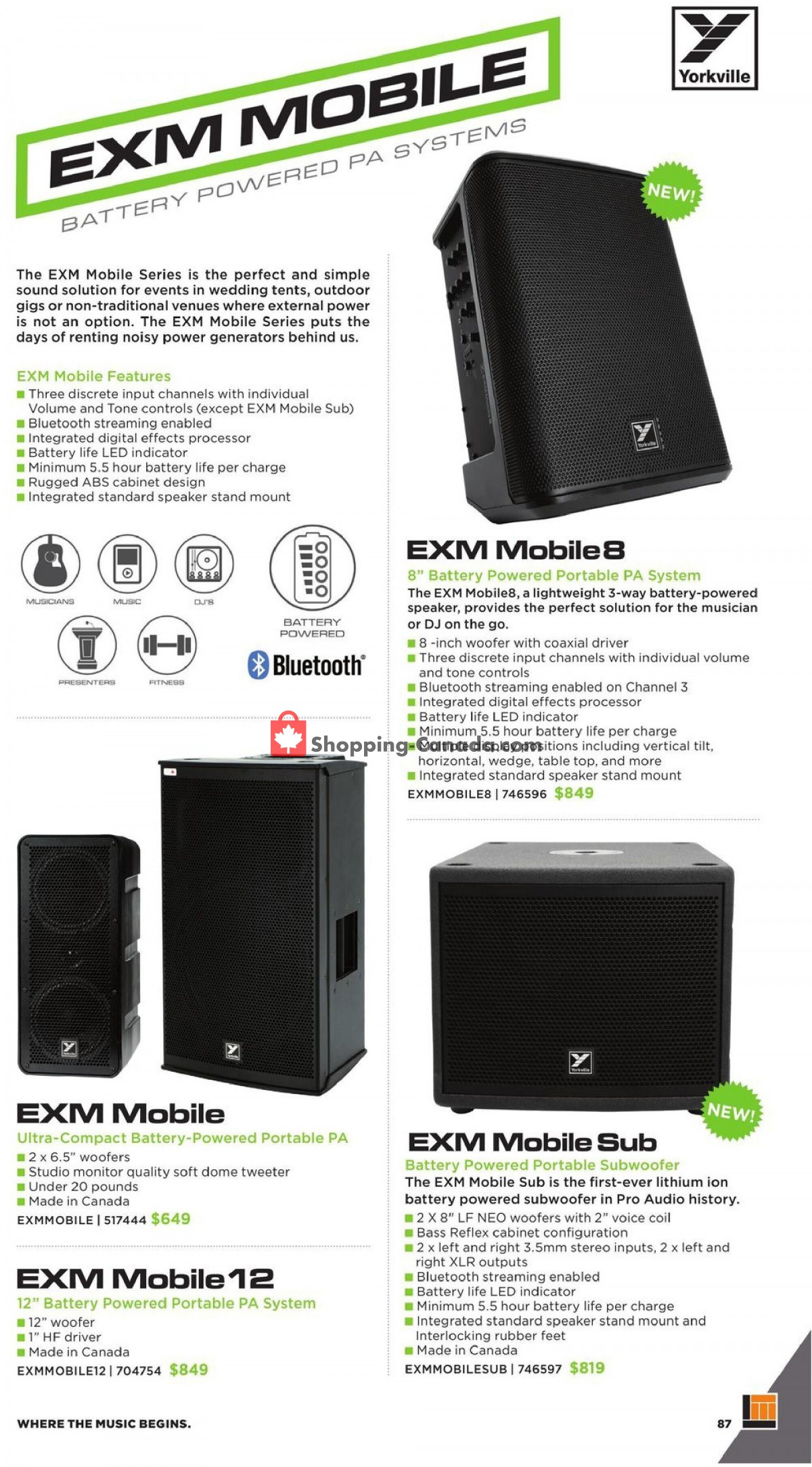 Long & McQuade flyer from Friday October 8, 2021 to Sunday July 31, 2022 - page 87