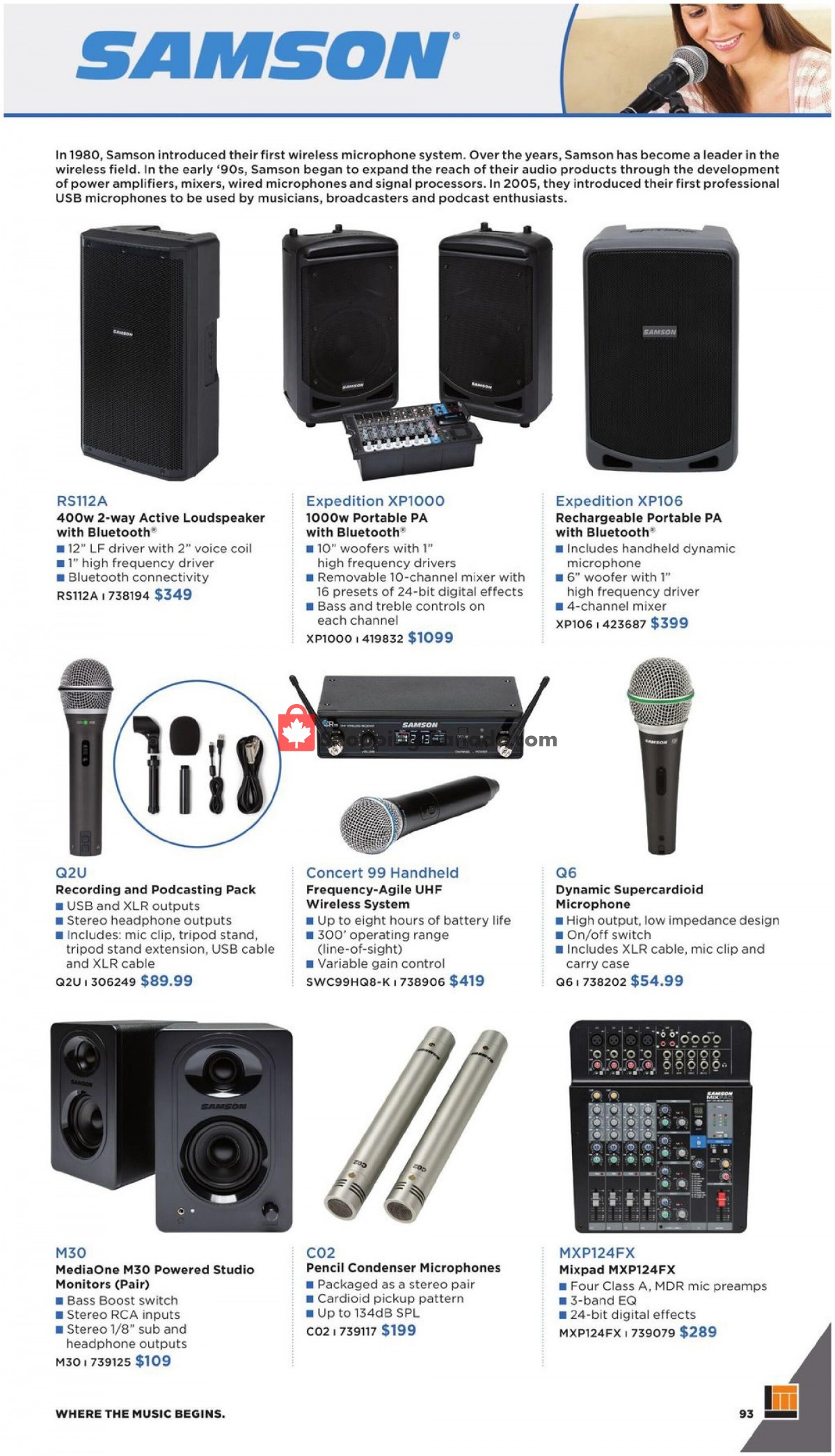 Long & McQuade flyer from Friday October 8, 2021 to Sunday July 31, 2022 - page 93