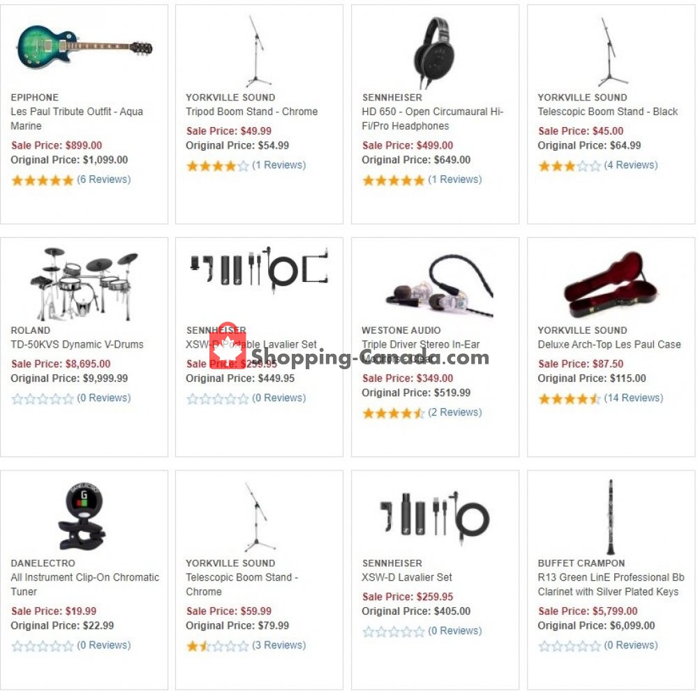 Long & McQuade Canada, flyer (Special Offer) September 15