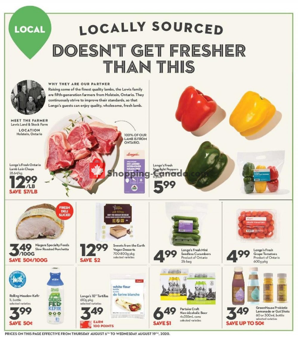Longo’s flyer from Thursday August 6, 2020 to Wednesday August 19, 2020 - page 12