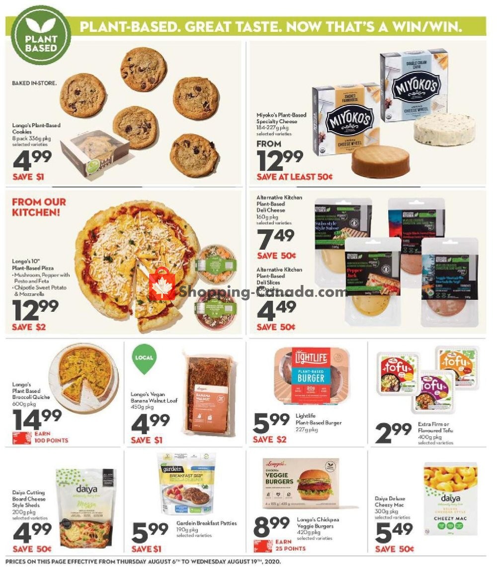 Longo’s flyer from Thursday August 6, 2020 to Wednesday August 19, 2020 - page 13