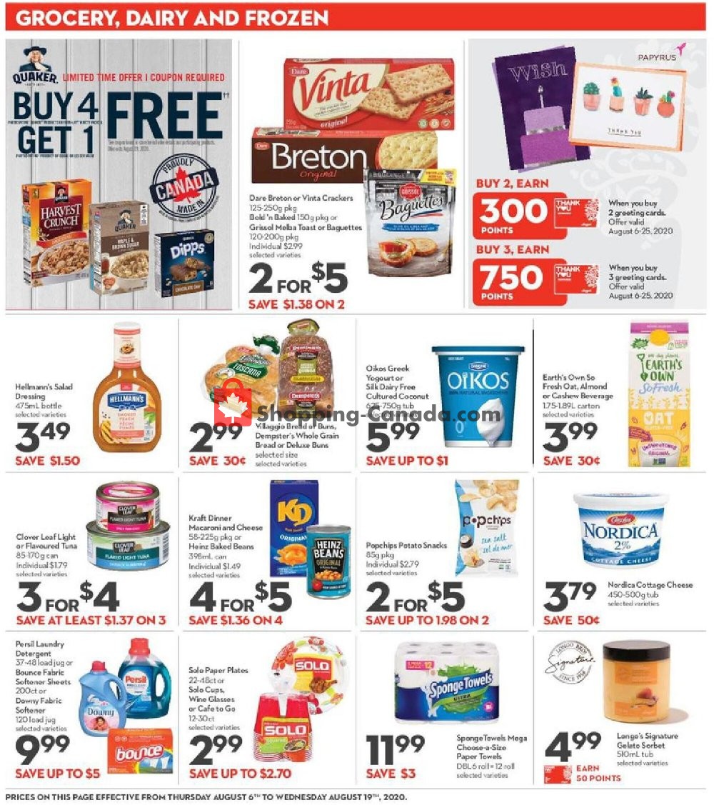 Longo’s flyer from Thursday August 6, 2020 to Wednesday August 19, 2020 - page 14