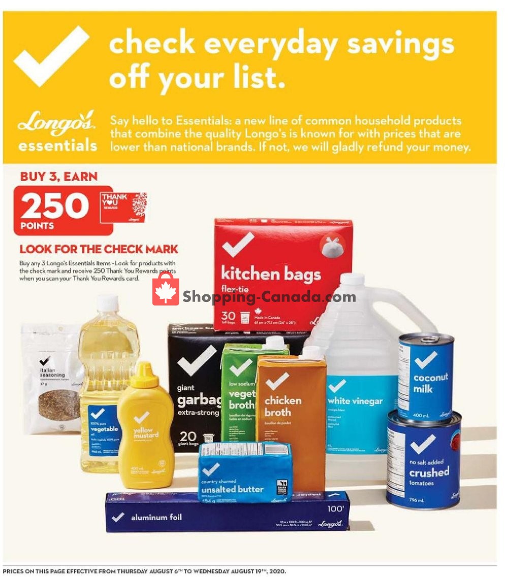 Longo’s flyer from Thursday August 6, 2020 to Wednesday August 19, 2020 - page 6