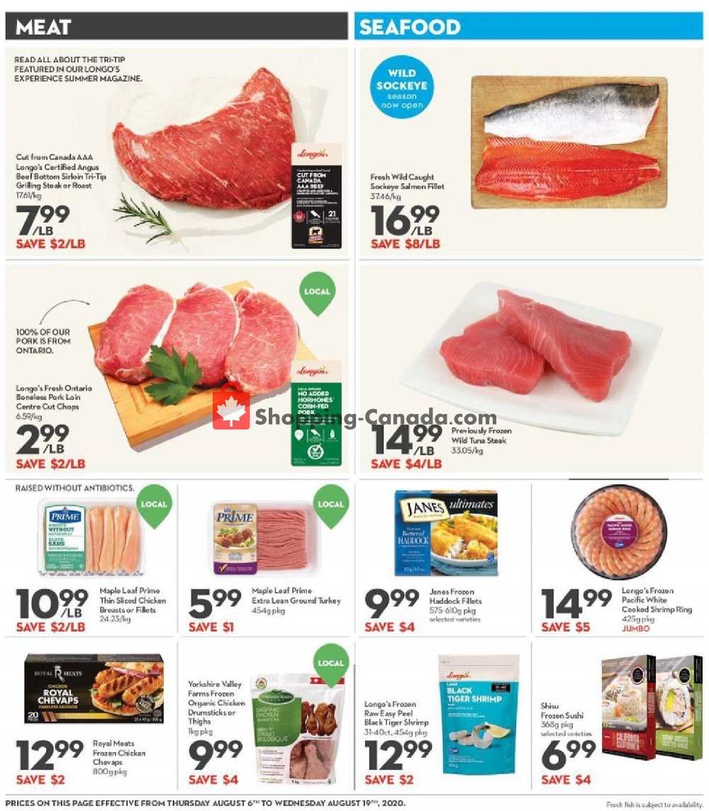 Longo’s flyer from Thursday August 6, 2020 to Wednesday August 19, 2020 - page 8