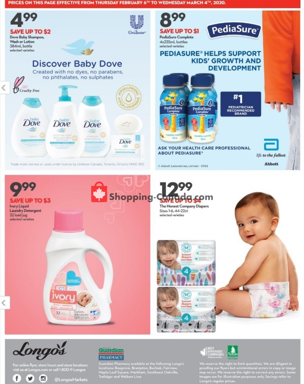 Longo’s flyer from Thursday February 6, 2020 to Wednesday March 4, 2020 - page 2