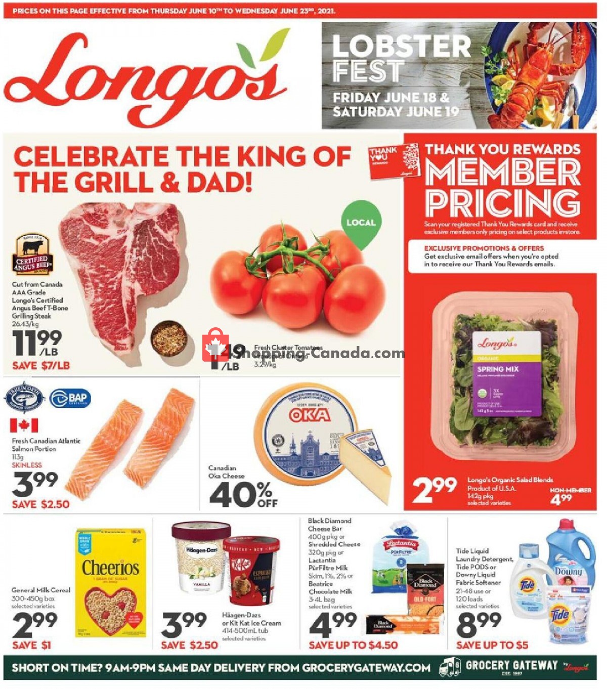 Longo’s flyer from Thursday June 10, 2021 to Wednesday June 23, 2021 - page 1