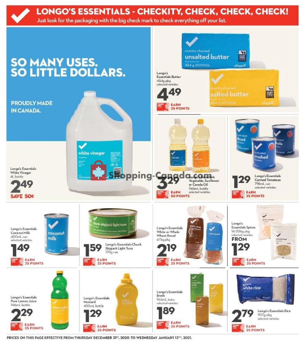 Longo’s flyer from Thursday December 31, 2020 to Wednesday January 13, 2021 - page 10