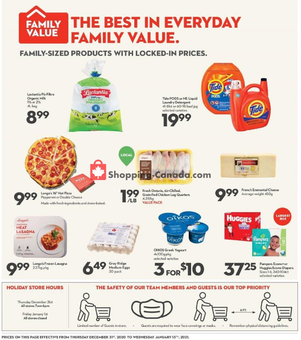 Longo’s flyer from Thursday December 31, 2020 to Wednesday January 13, 2021 - page 3