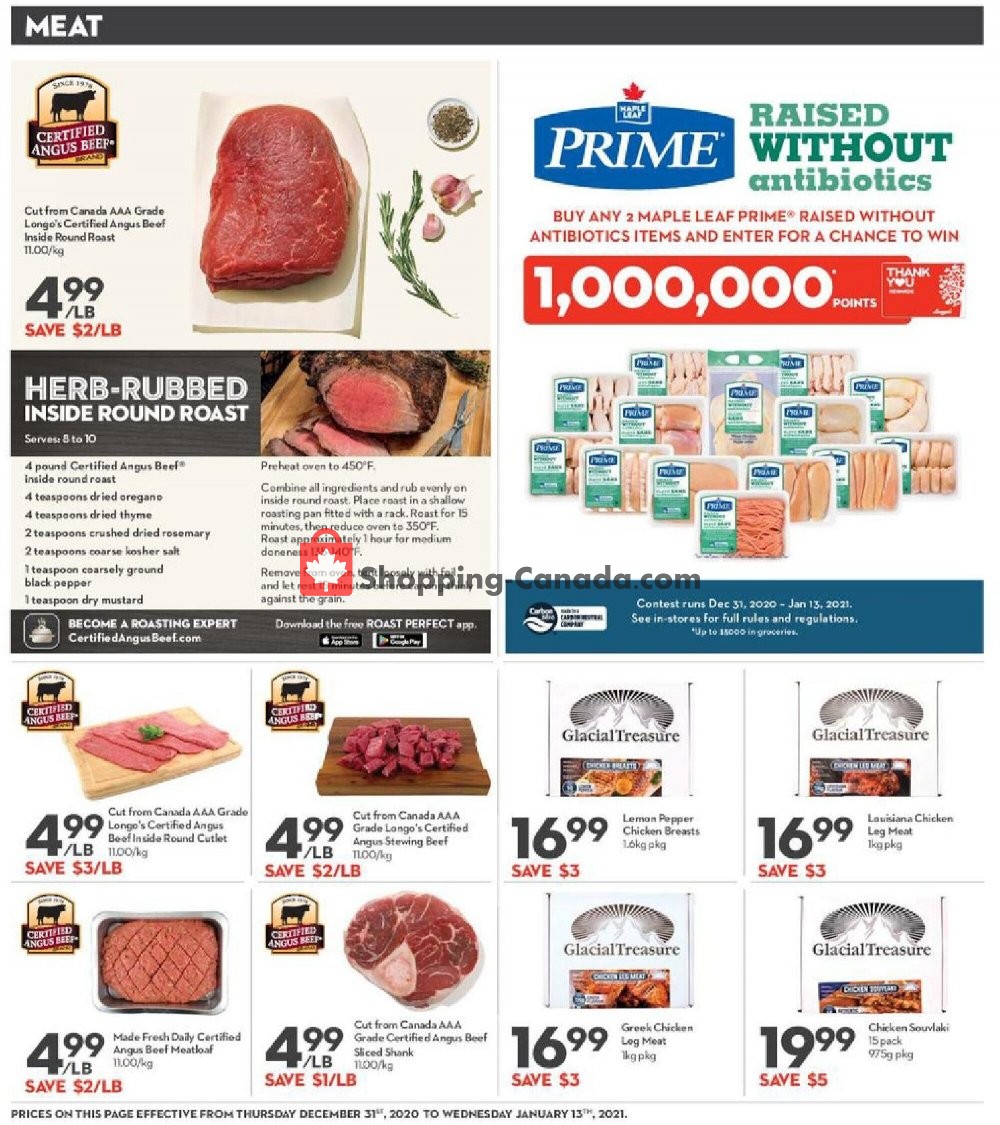 Longo’s flyer from Thursday December 31, 2020 to Wednesday January 13, 2021 - page 6