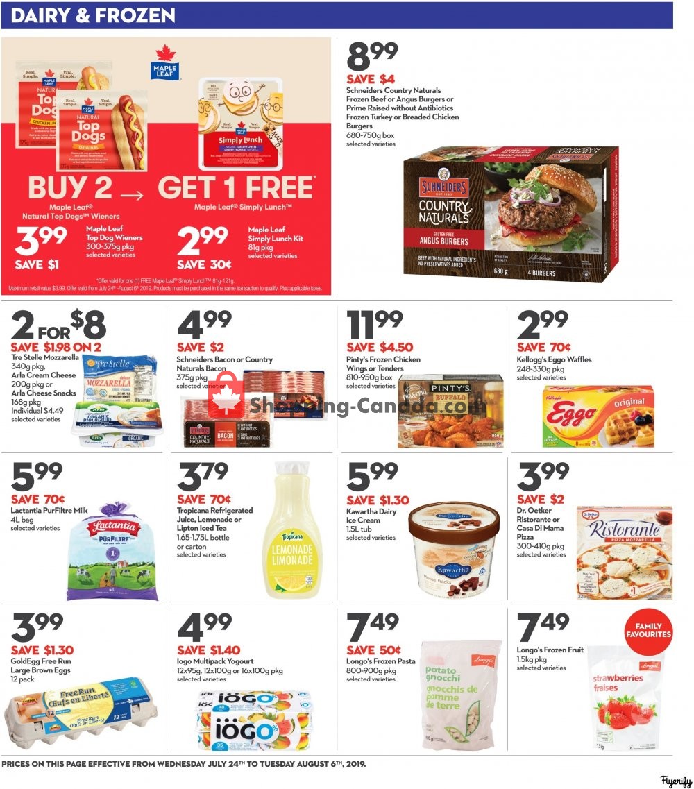 Longo’s flyer from Wednesday July 24, 2019 to Tuesday August 6, 2019 - page 10