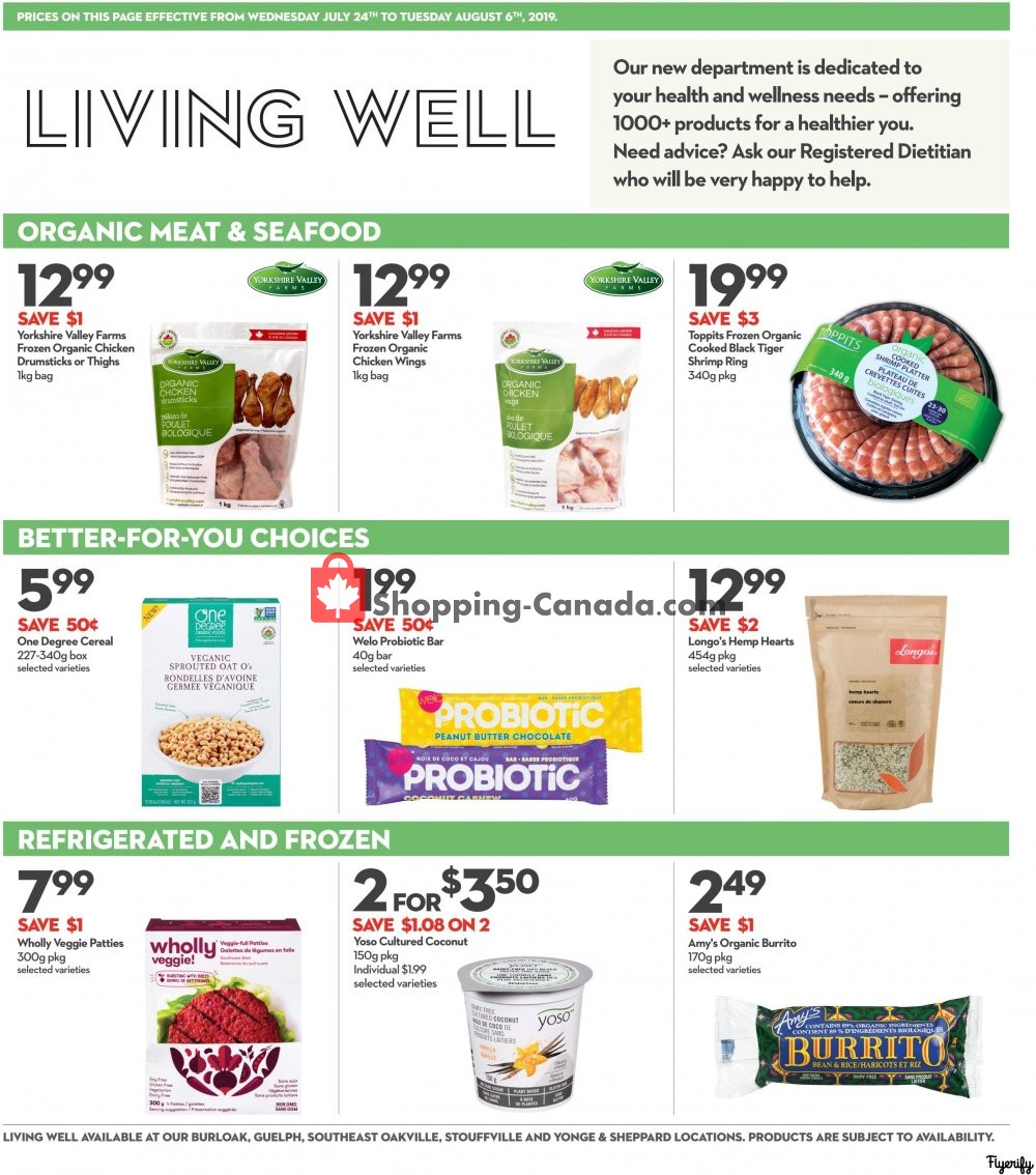Longo’s flyer from Wednesday July 24, 2019 to Tuesday August 6, 2019 - page 13