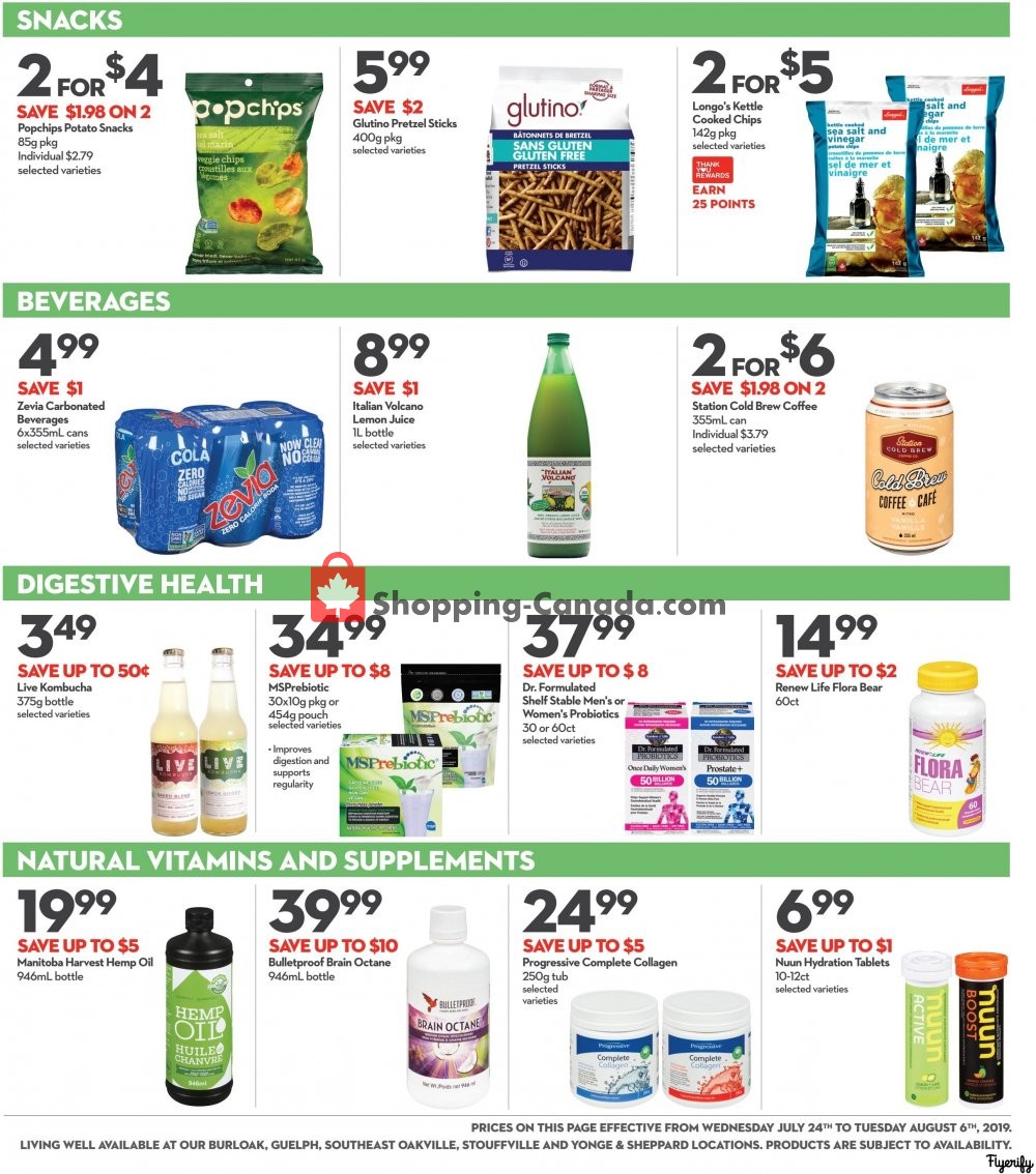 Longo’s flyer from Wednesday July 24, 2019 to Tuesday August 6, 2019 - page 14