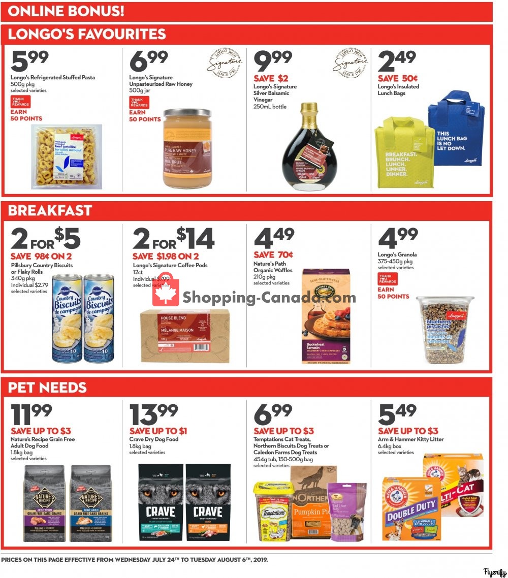 Longo’s flyer from Wednesday July 24, 2019 to Tuesday August 6, 2019 - page 15