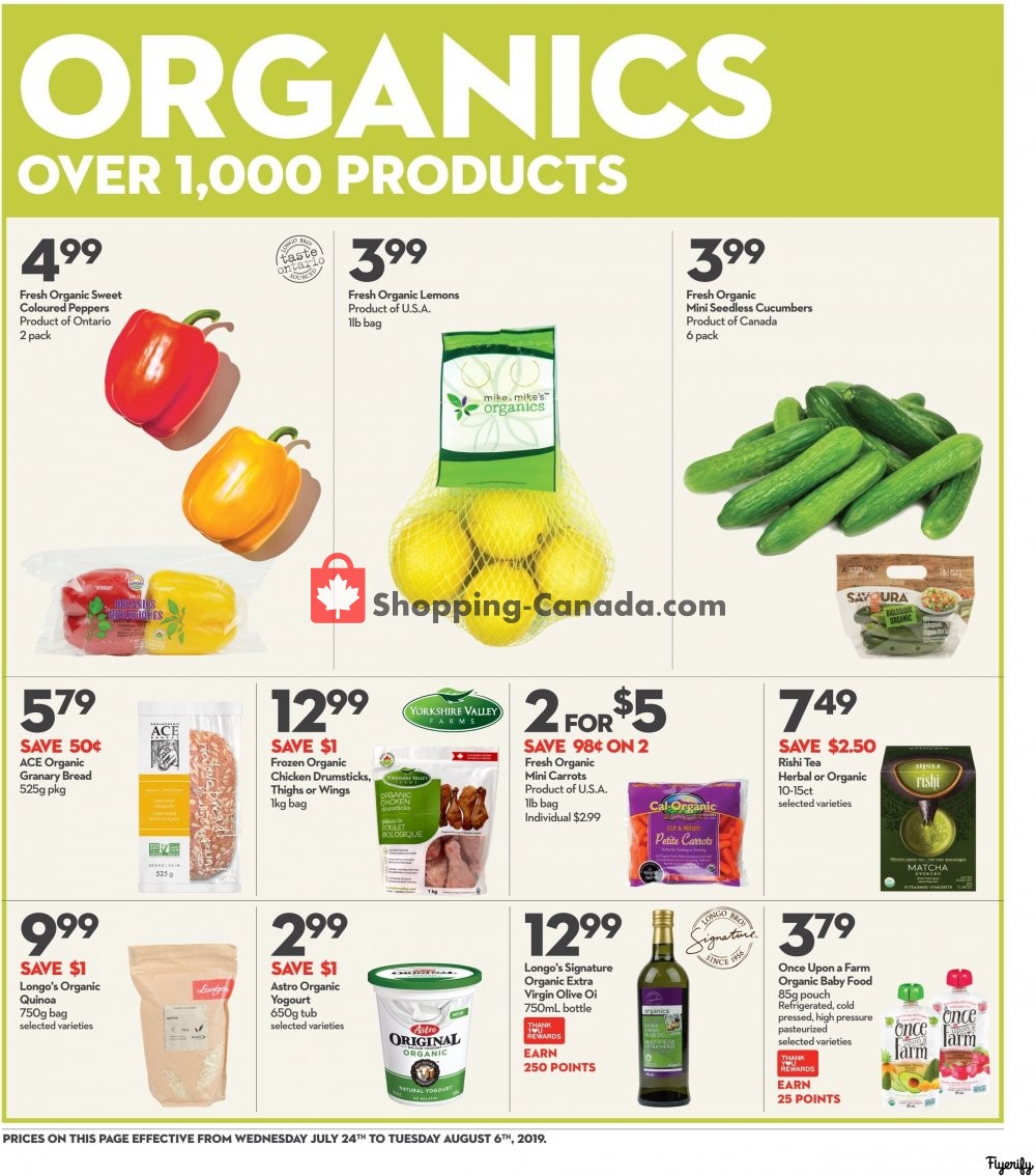 Longo’s flyer from Wednesday July 24, 2019 to Tuesday August 6, 2019 - page 16