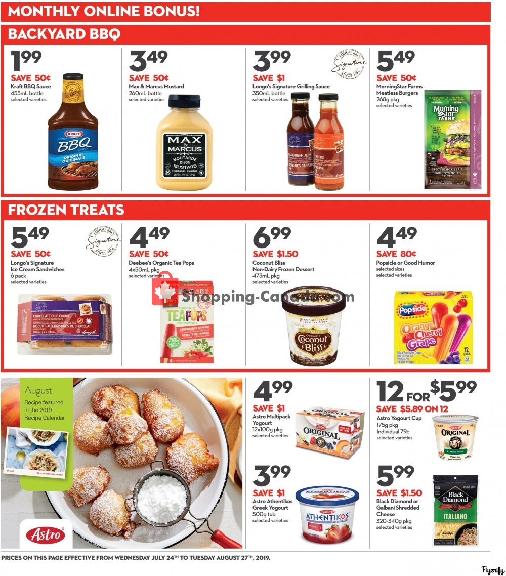 Longo’s flyer from Wednesday July 24, 2019 to Tuesday August 6, 2019 - page 18