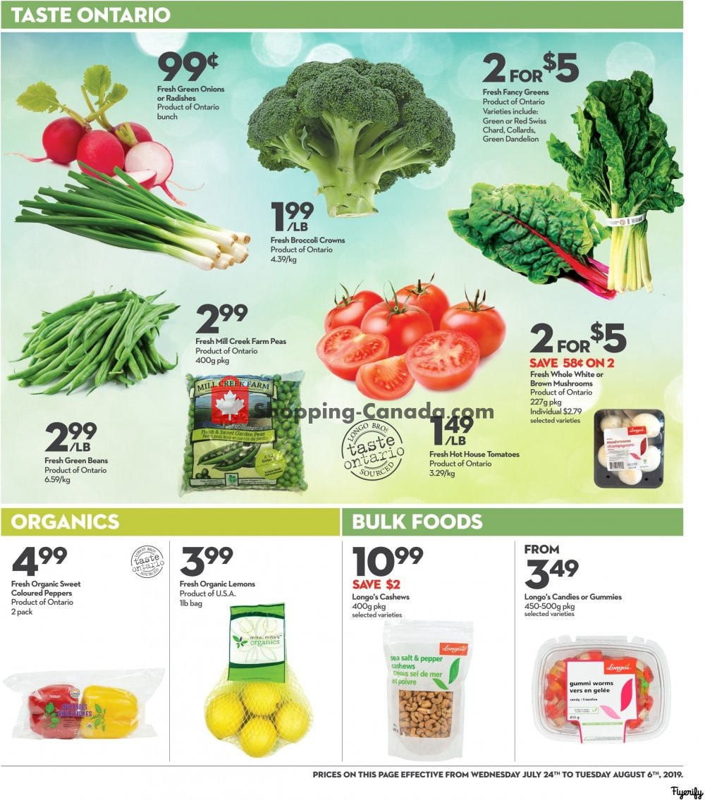 Longo’s flyer from Wednesday July 24, 2019 to Tuesday August 6, 2019 - page 3