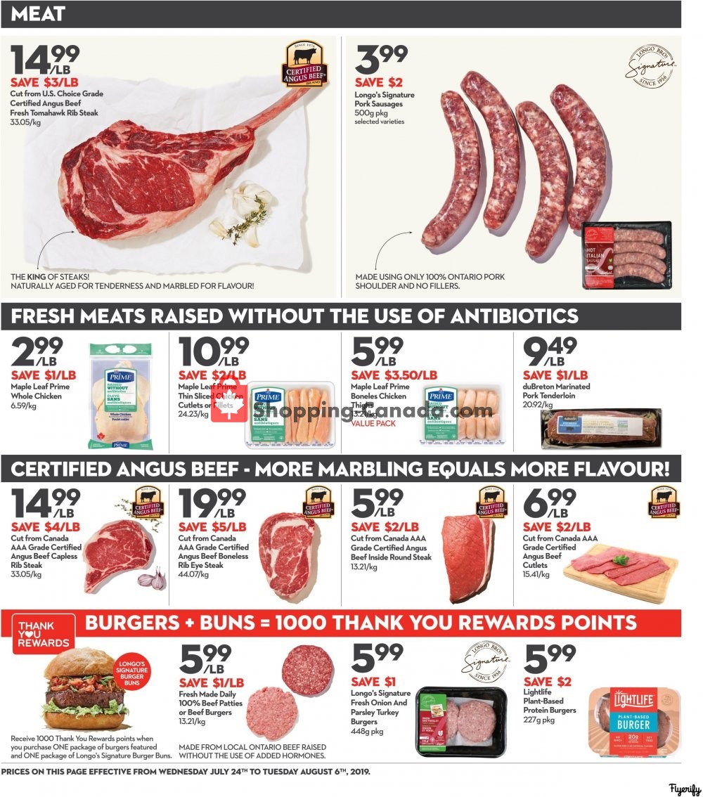 Longo’s flyer from Wednesday July 24, 2019 to Tuesday August 6, 2019 - page 4