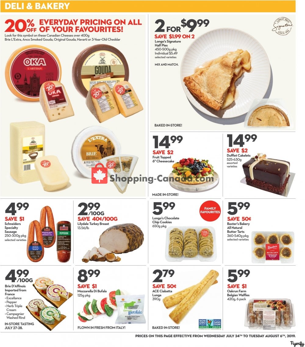 Longo’s flyer from Wednesday July 24, 2019 to Tuesday August 6, 2019 - page 7