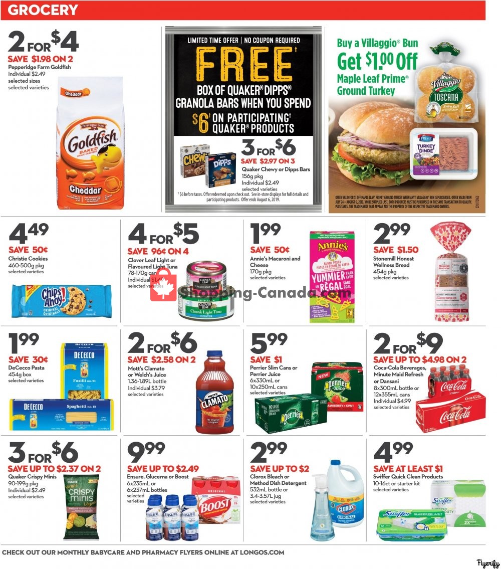 Longo’s flyer from Wednesday July 24, 2019 to Tuesday August 6, 2019 - page 8