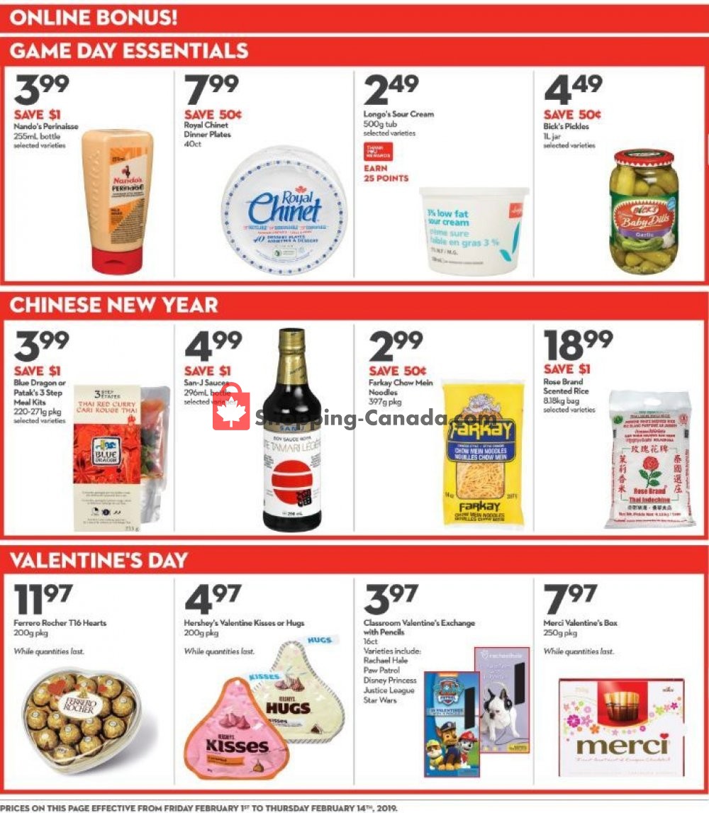 Longo’s flyer from Friday February 1, 2019 to Thursday February 14, 2019 - page 14