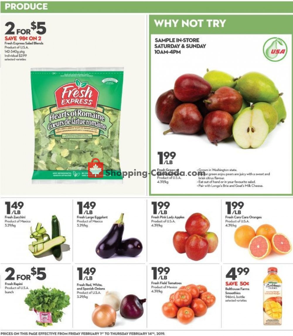 Longo’s flyer from Friday February 1, 2019 to Thursday February 14, 2019 - page 3