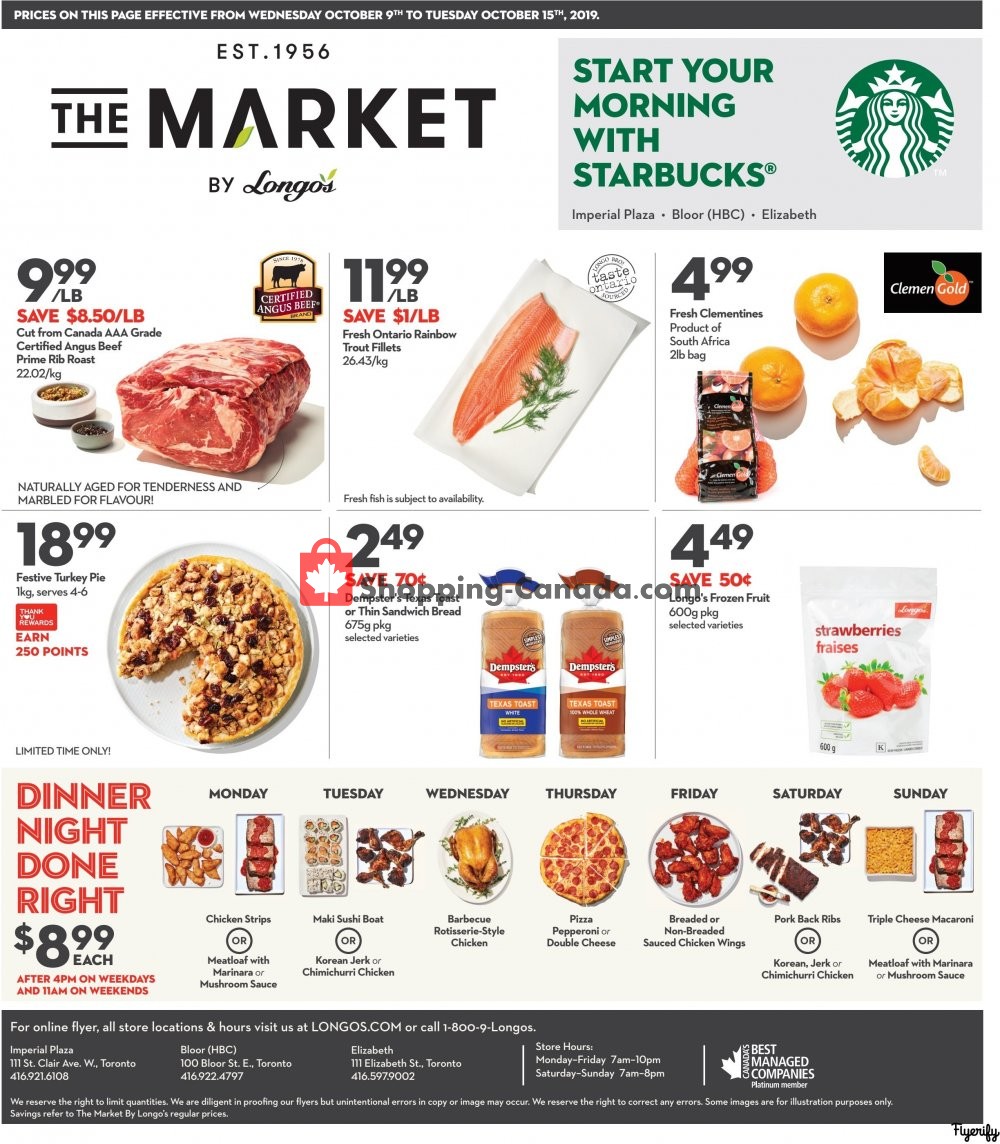 Longo’s flyer from Wednesday October 9, 2019 to Tuesday October 15, 2019 - page 2