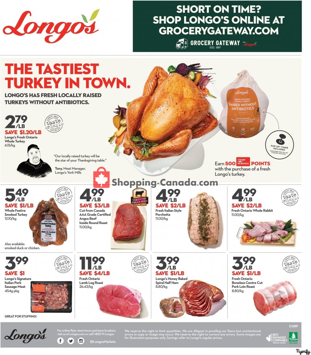 Longo’s flyer from Wednesday October 9, 2019 to Tuesday October 15, 2019 - page 13