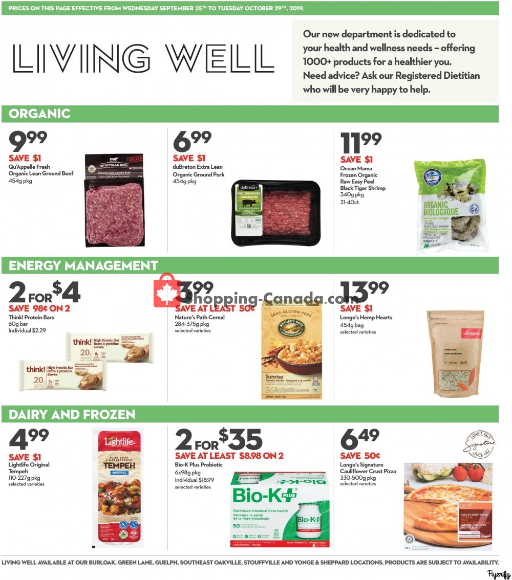 Longo’s flyer from Wednesday October 9, 2019 to Tuesday October 15, 2019 - page 14