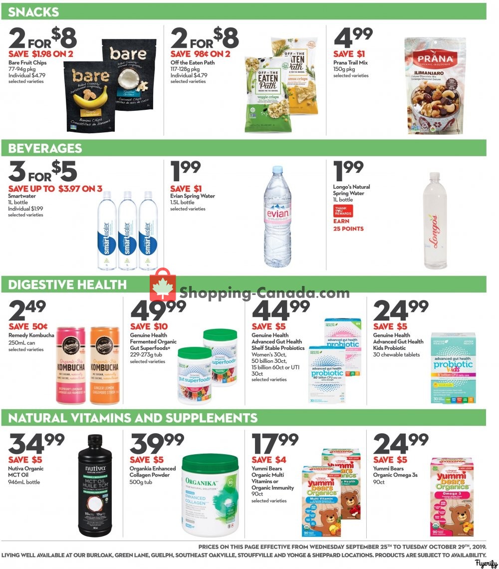 Longo’s flyer from Wednesday October 9, 2019 to Tuesday October 15, 2019 - page 15