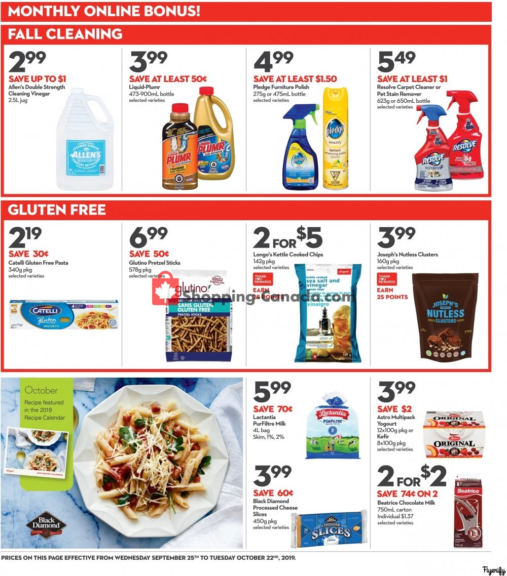 Longo’s flyer from Wednesday October 9, 2019 to Tuesday October 15, 2019 - page 19