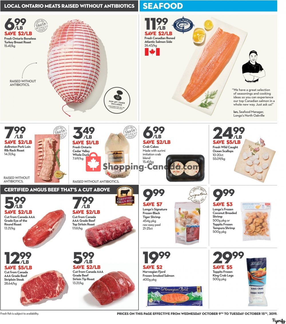 Longo’s flyer from Wednesday October 9, 2019 to Tuesday October 15, 2019 - page 4