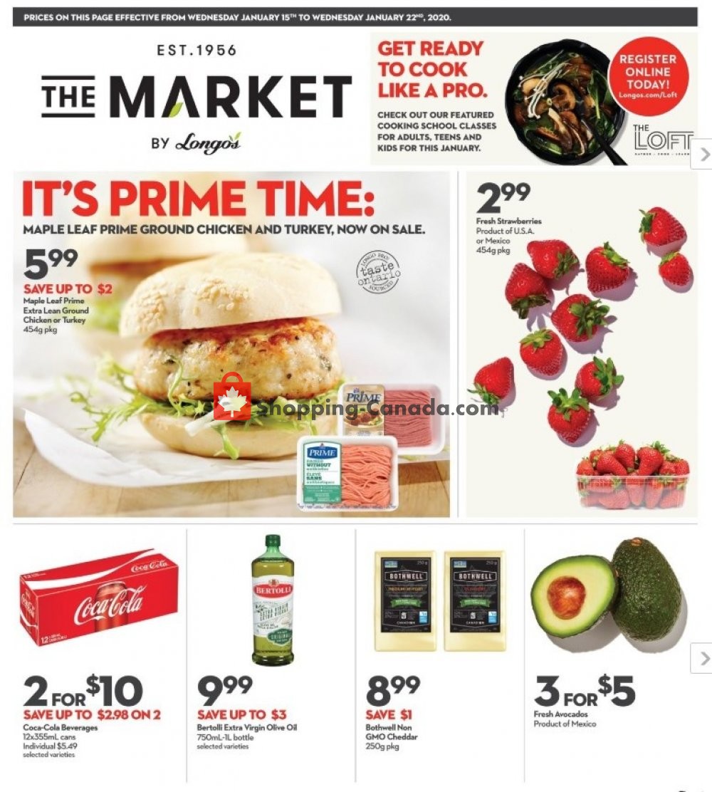 Longo’s flyer from Wednesday January 15, 2020 to Wednesday January 22, 2020 - page 1