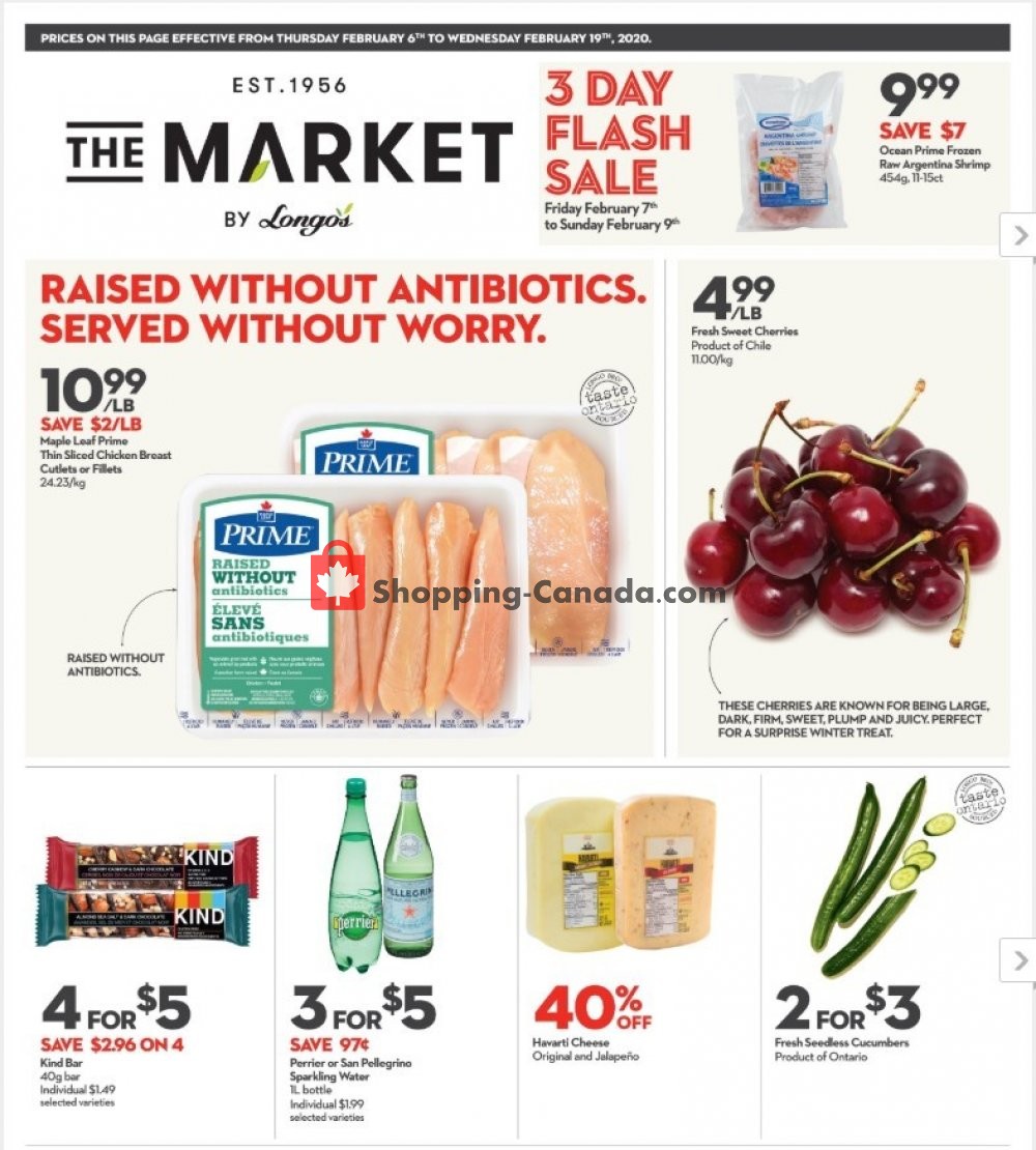Longo’s flyer from Thursday February 6, 2020 to Wednesday February 19, 2020 - page 1