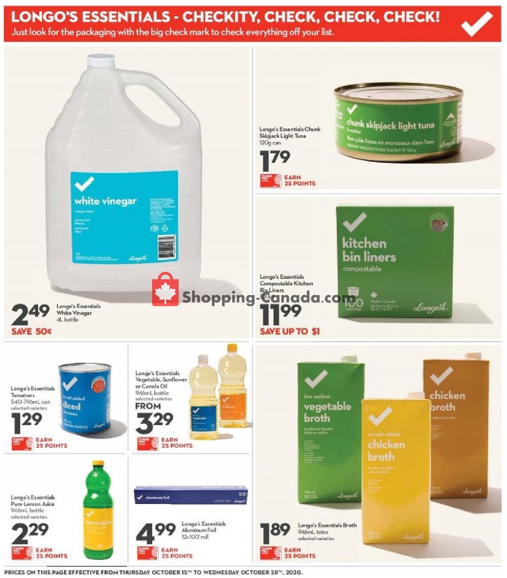 Longo’s flyer from Thursday October 15, 2020 to Wednesday October 28, 2020 - page 13