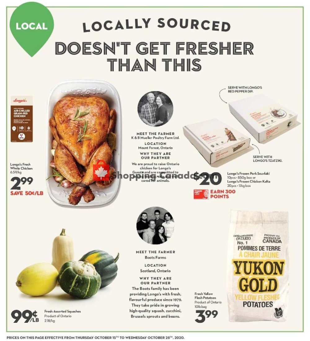 Longo’s flyer from Thursday October 15, 2020 to Wednesday October 28, 2020 - page 14