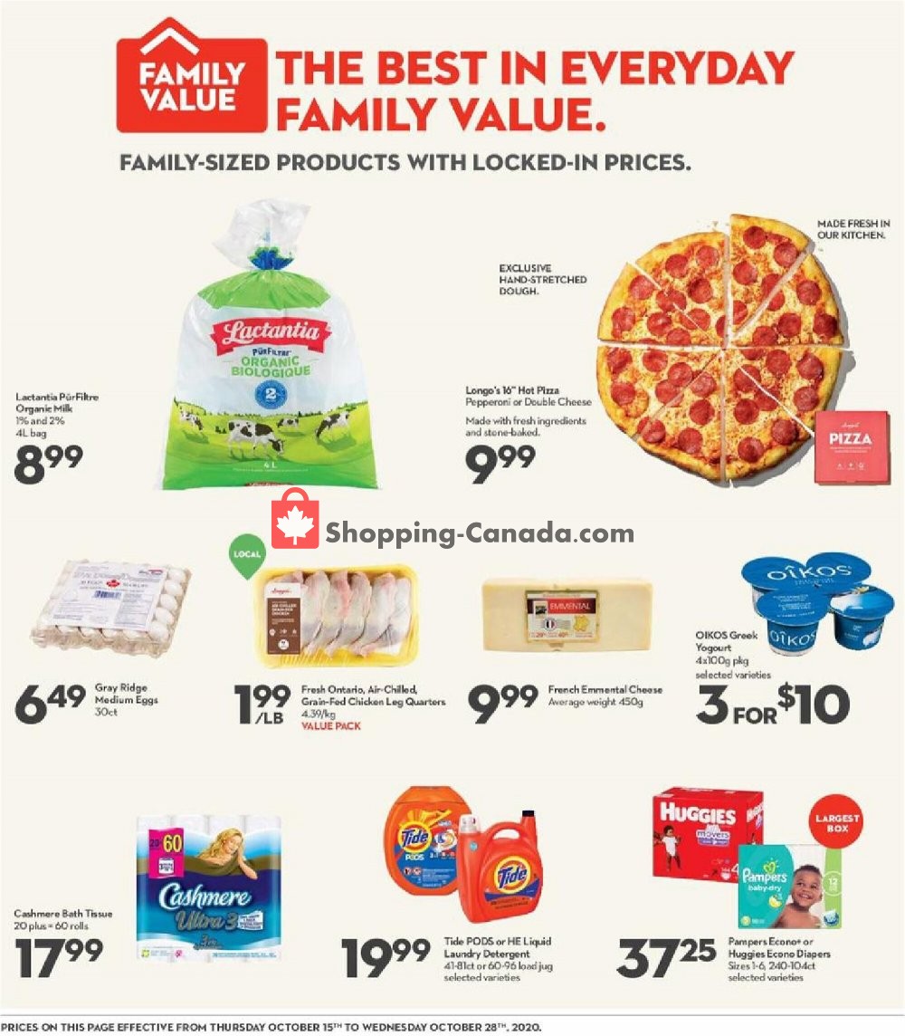 Longo’s flyer from Thursday October 15, 2020 to Wednesday October 28, 2020 - page 16