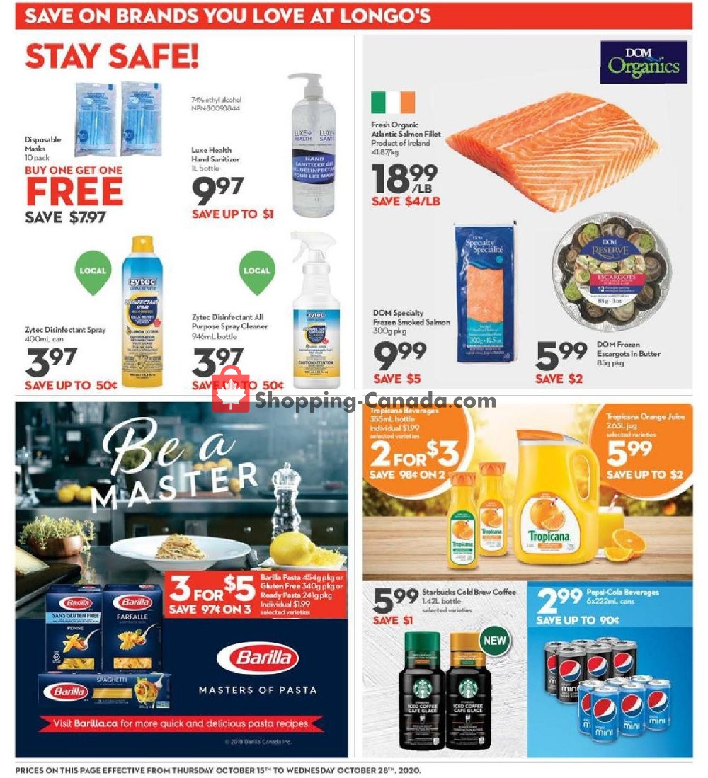 Longo’s flyer from Thursday October 15, 2020 to Wednesday October 28, 2020 - page 19