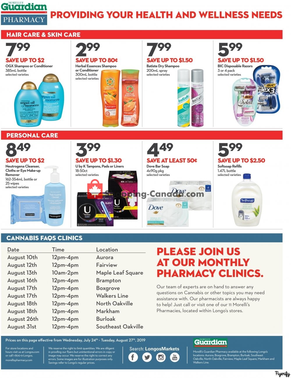 Longo’s flyer from Wednesday July 24, 2019 to Tuesday August 27, 2019 - page 2