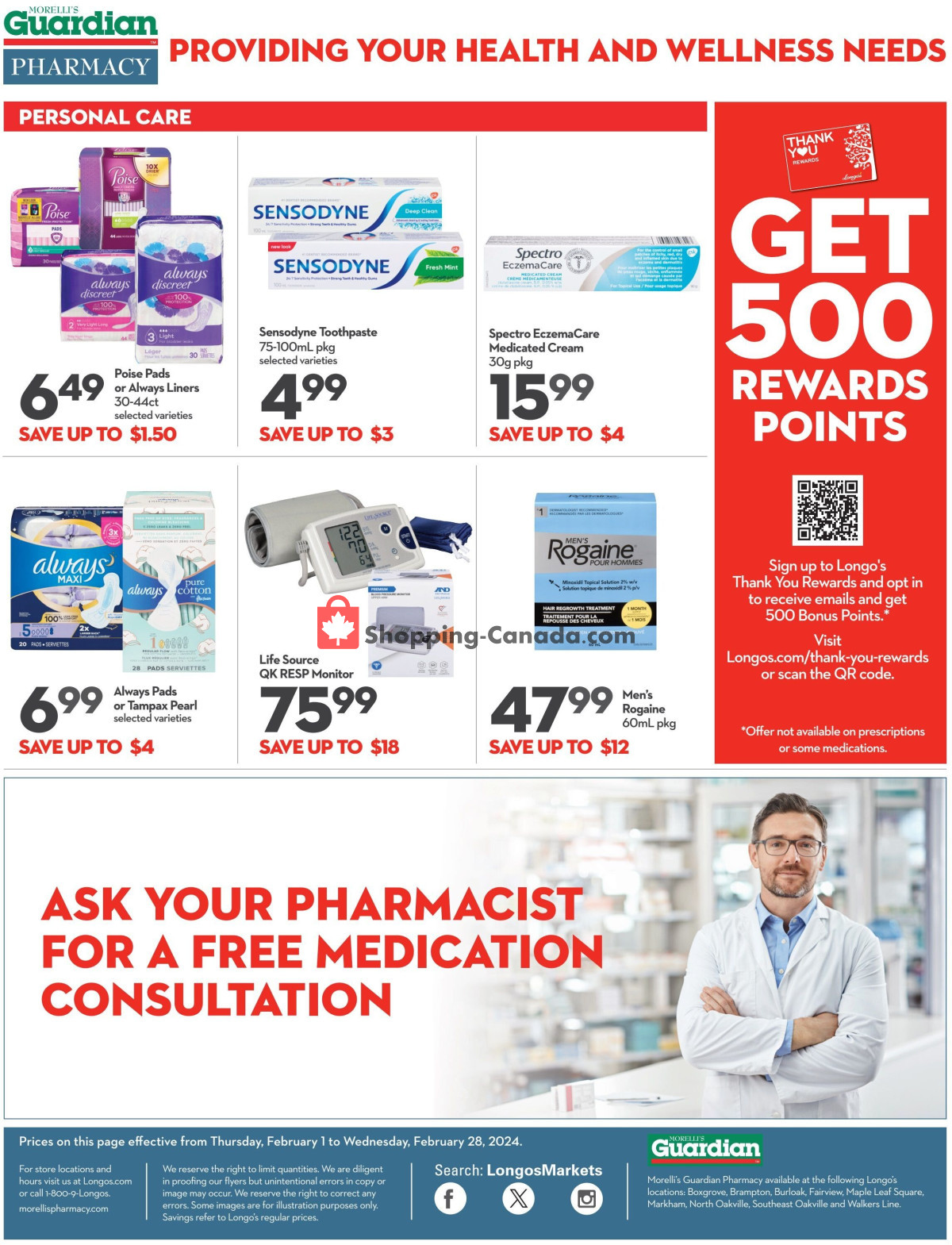 Longo’s flyer from Thursday February 1, 2024 to Wednesday February 28, 2024 - page 2