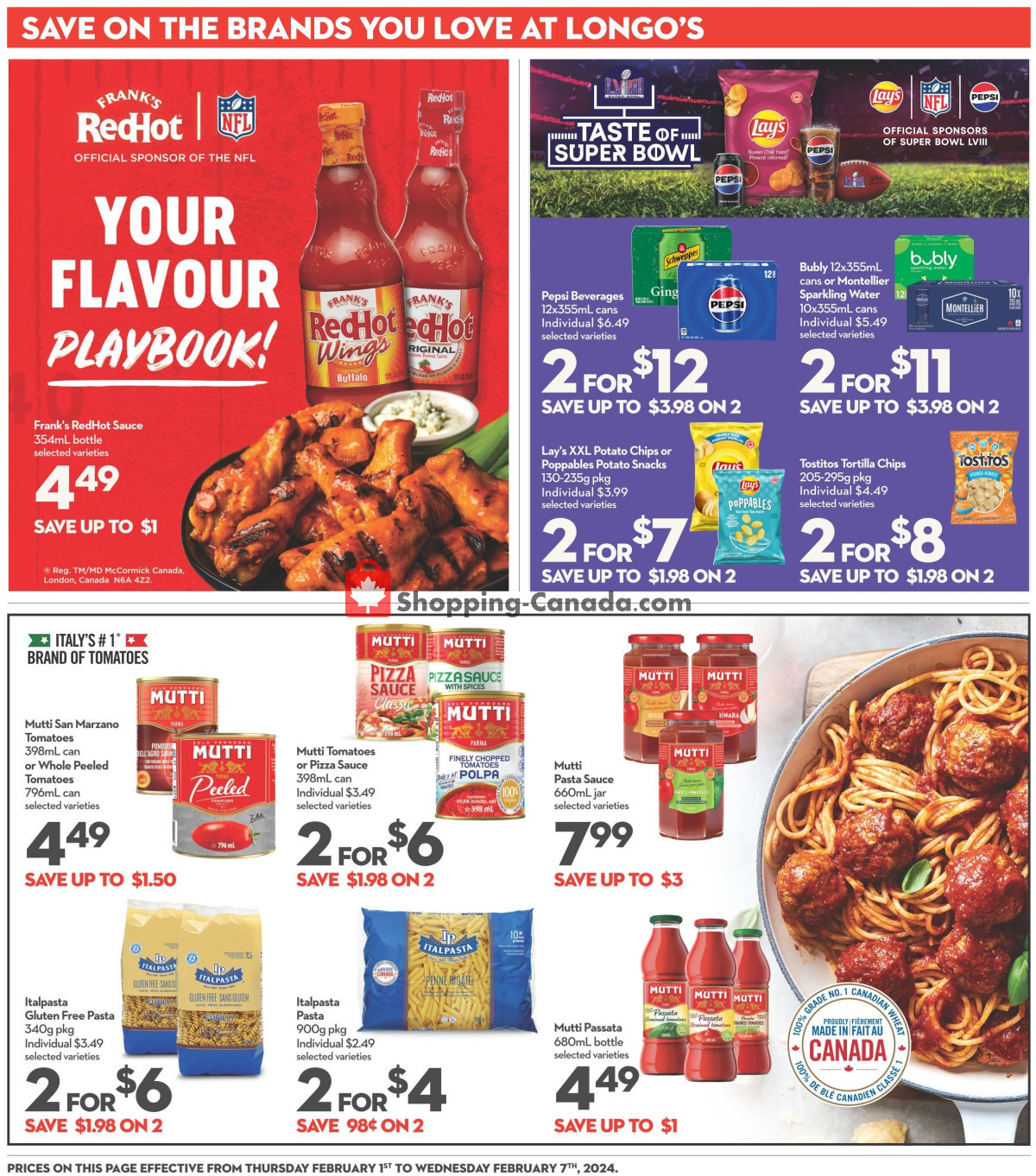Longo’s flyer from Thursday February 1, 2024 to Wednesday February 7, 2024 - page 14