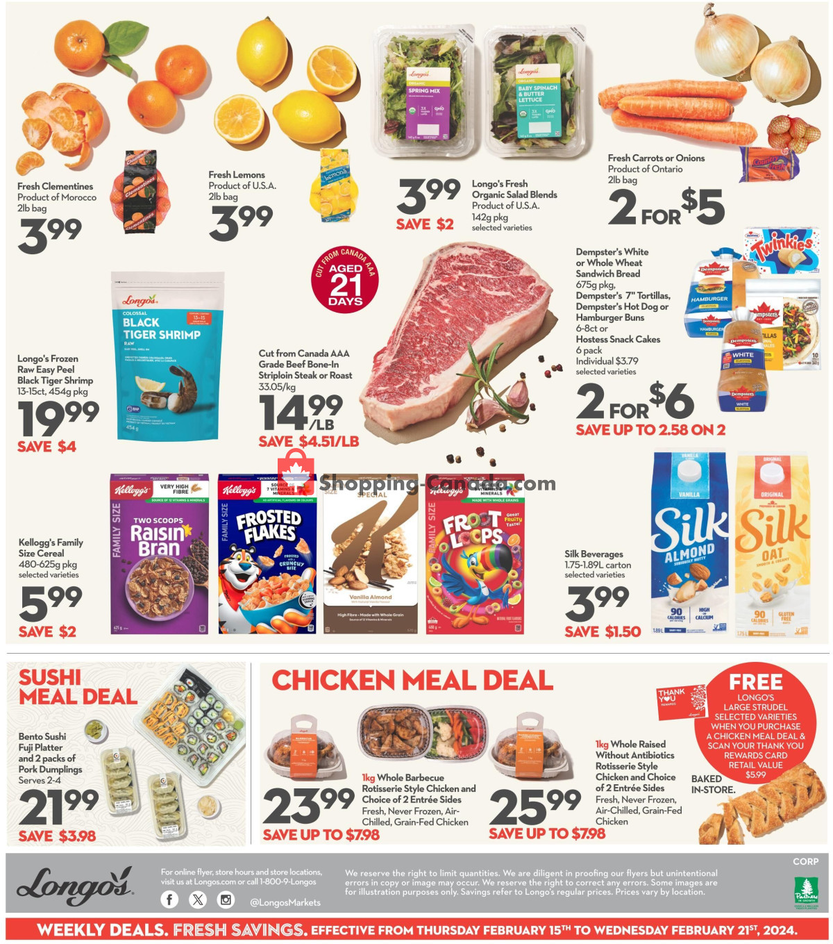 Longo’s flyer from Thursday February 15, 2024 to Wednesday February 21, 2024 - page 2