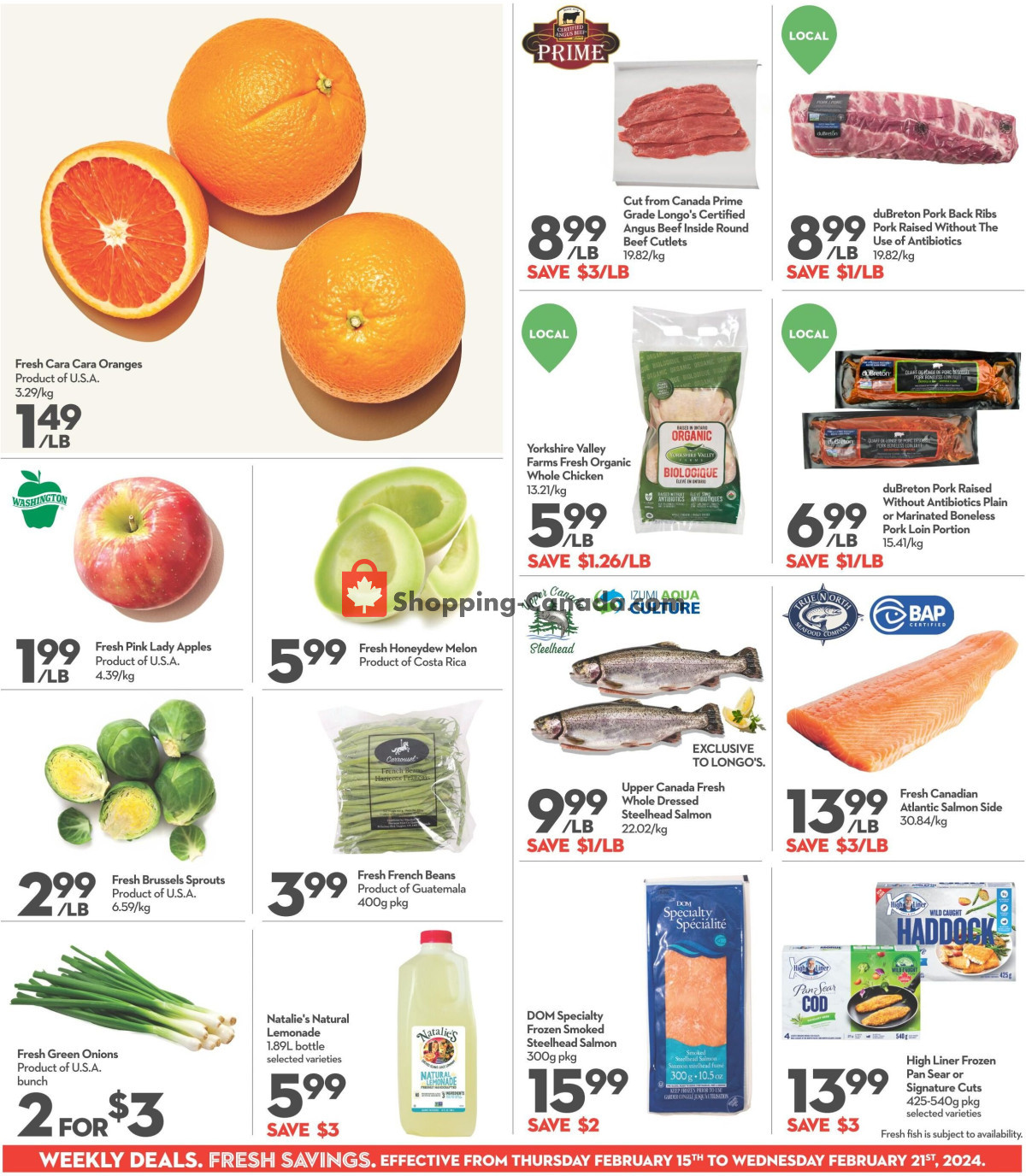 Longo’s flyer from Thursday February 15, 2024 to Wednesday February 21, 2024 - page 3