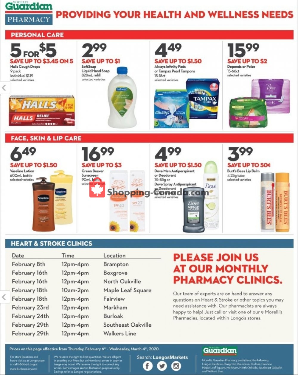 Longo’s flyer from Thursday February 6, 2020 to Wednesday March 4, 2020 - page 2