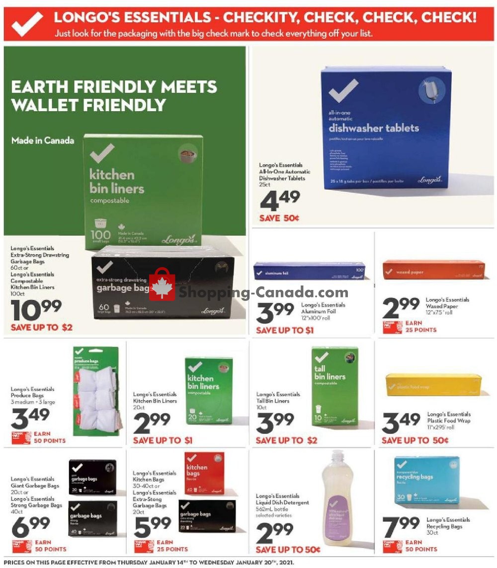 Longo’s flyer from Thursday January 14, 2021 to Wednesday January 20, 2021 - page 10