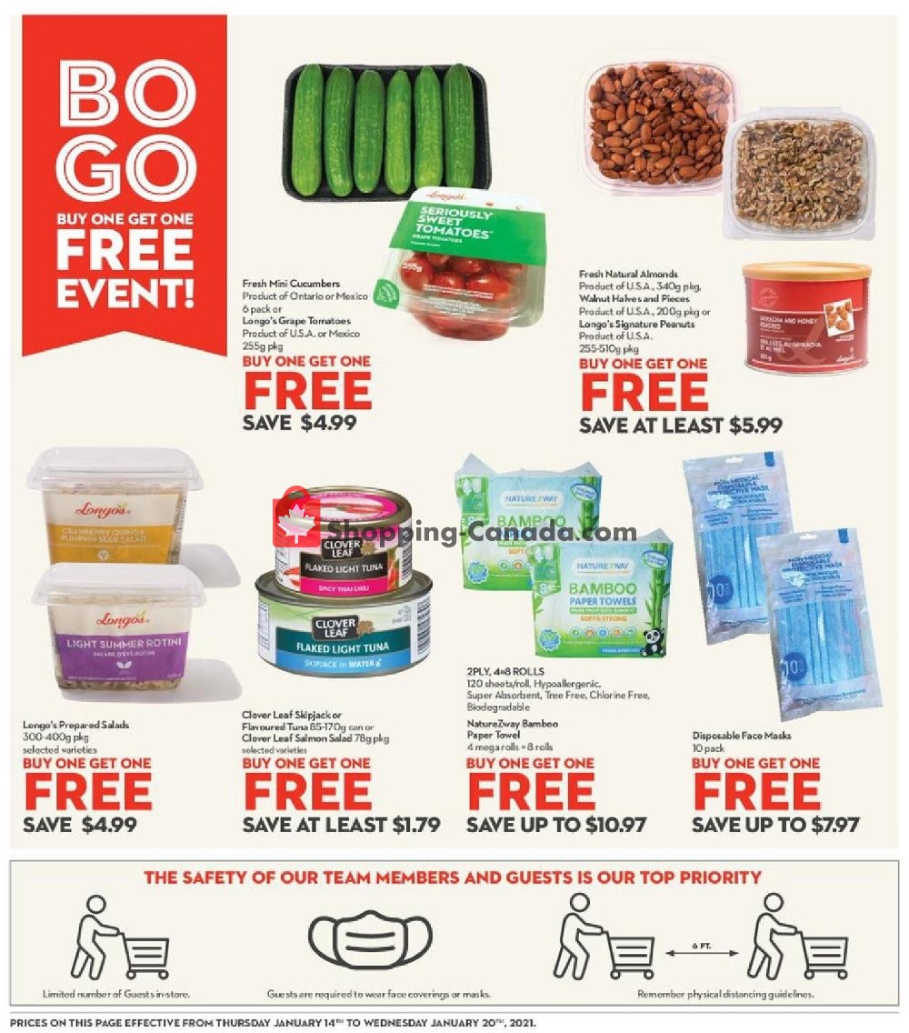 Longo’s flyer from Thursday January 14, 2021 to Wednesday January 20, 2021 - page 2