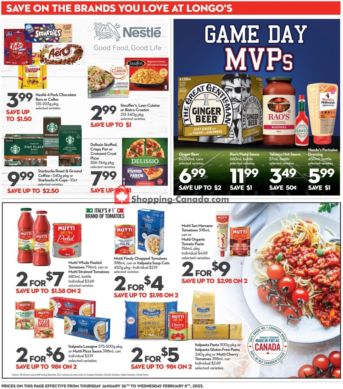 Longo’s flyer from Thursday January 26, 2023 to Wednesday February 8, 2023 - page 18
