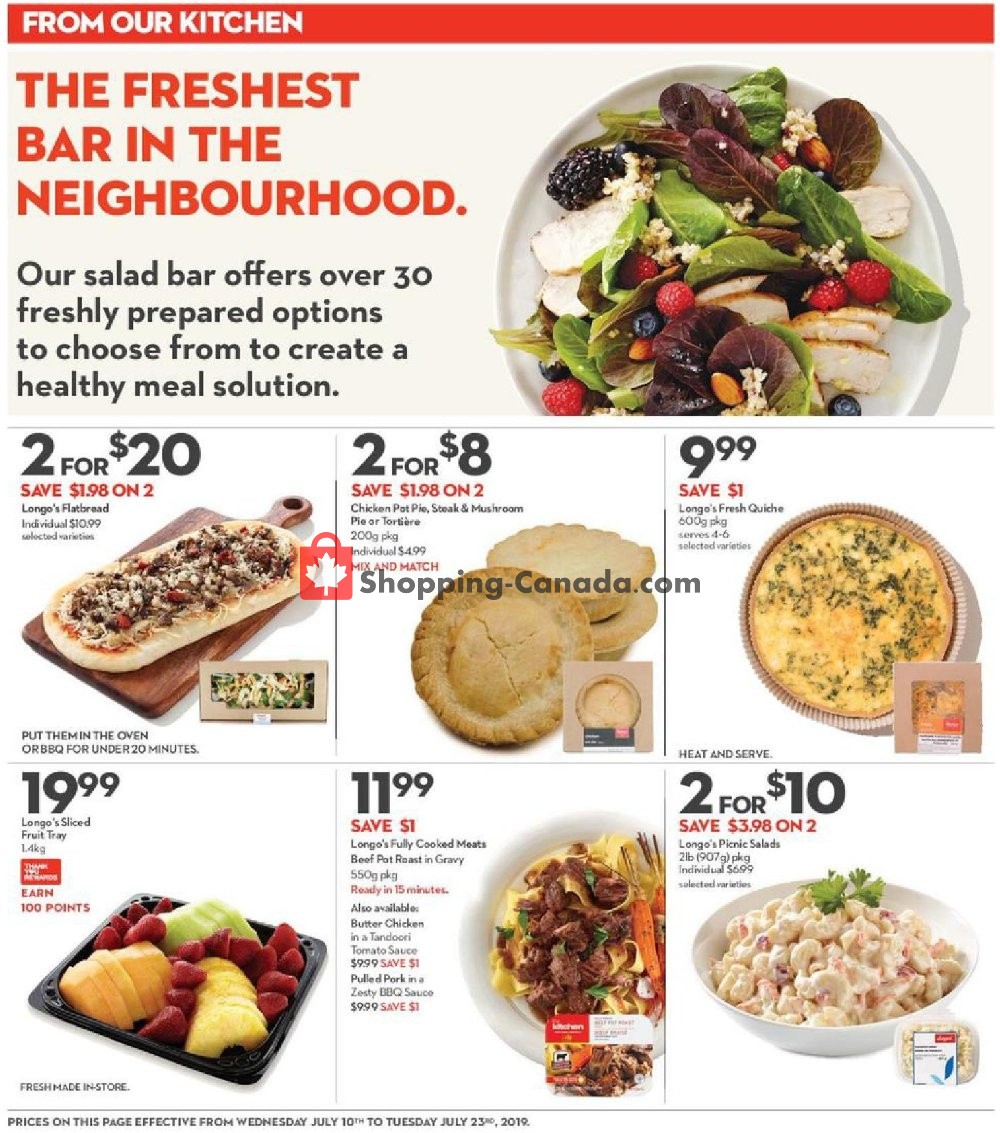 Longo’s flyer from Wednesday July 10, 2019 to Tuesday July 23, 2019 - page 6