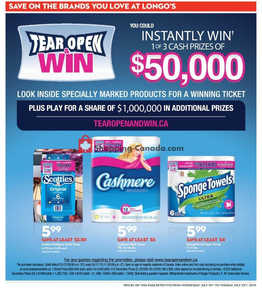 Longo’s flyer from Wednesday July 10, 2019 to Tuesday July 23, 2019 - page 9